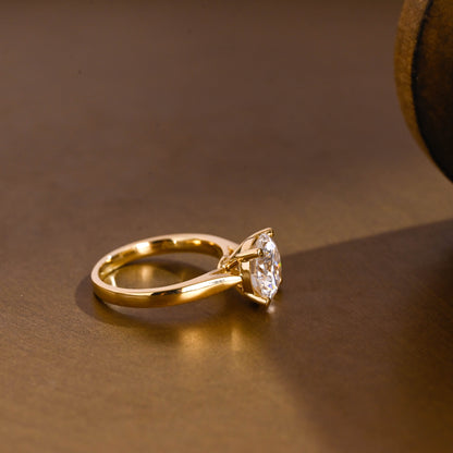2 CT Round Three Stones Lab Grown Diamond Engagement Ring