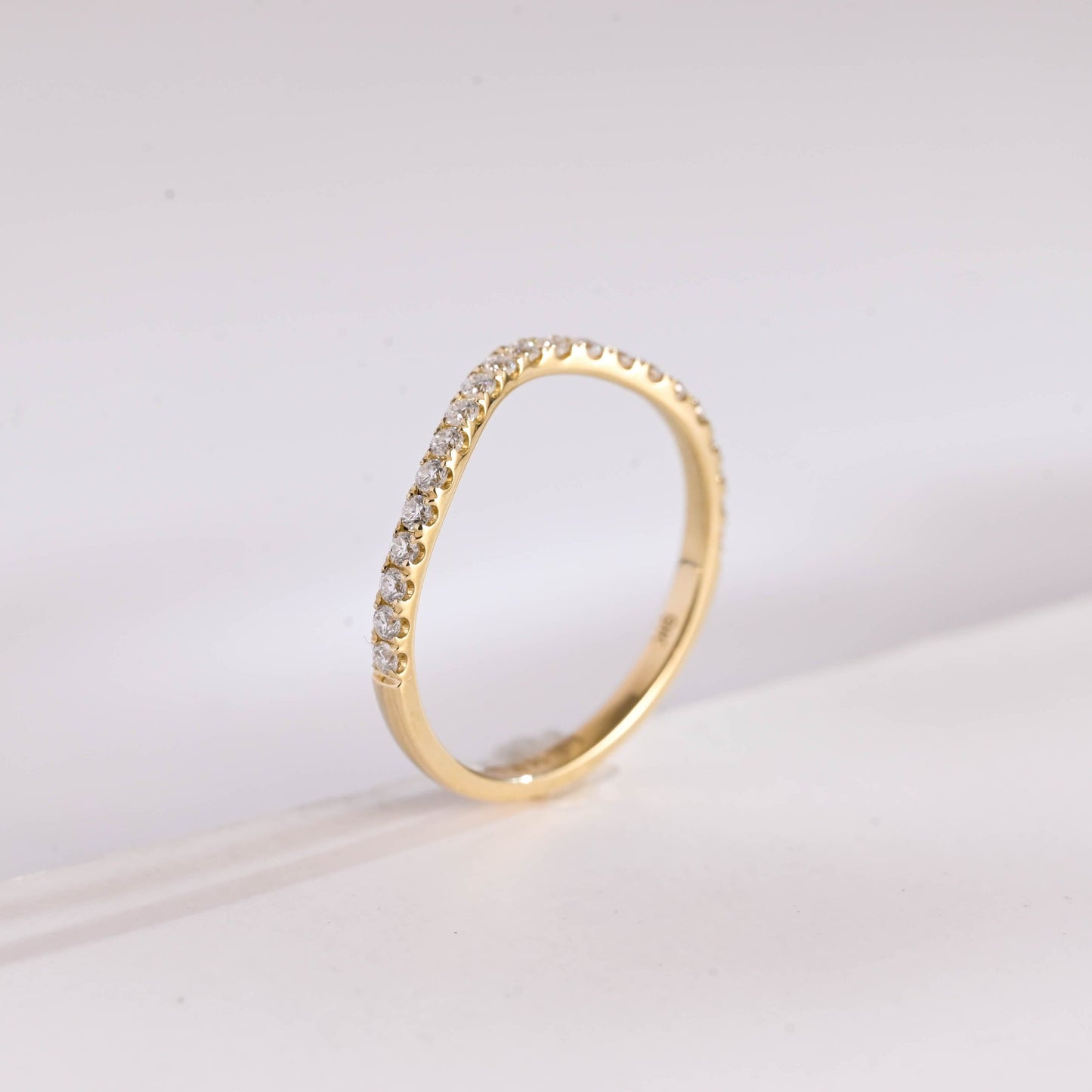 0.37 CT Round Full Eternity Lab Grown Diamond Wedding Band