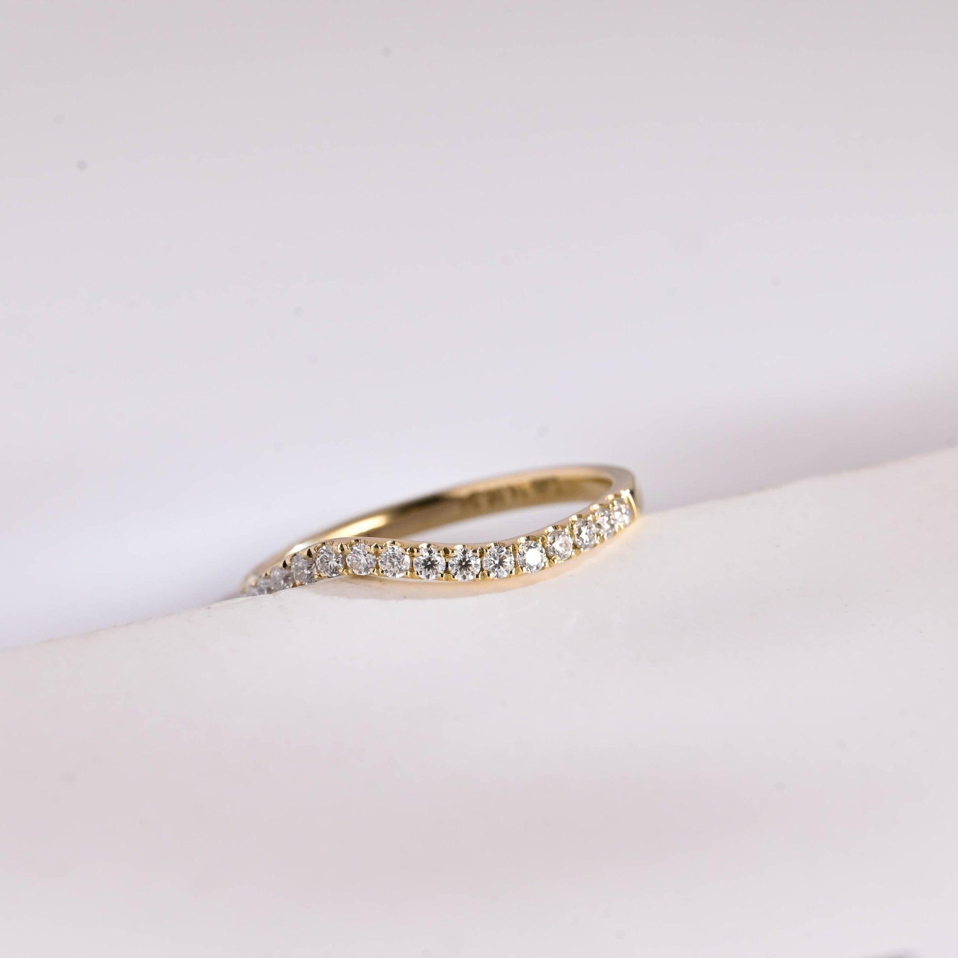 0.37 CT Round Full Eternity Lab Grown Diamond Wedding Band