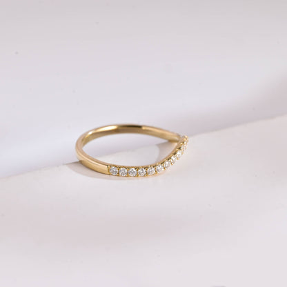 0.37 CT Round Full Eternity Lab Grown Diamond Wedding Band