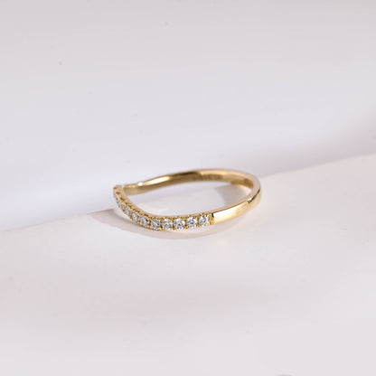 0.37 CT Round Full Eternity Lab Grown Diamond Wedding Band