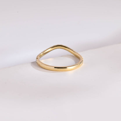 0.37 CT Round Full Eternity Lab Grown Diamond Wedding Band