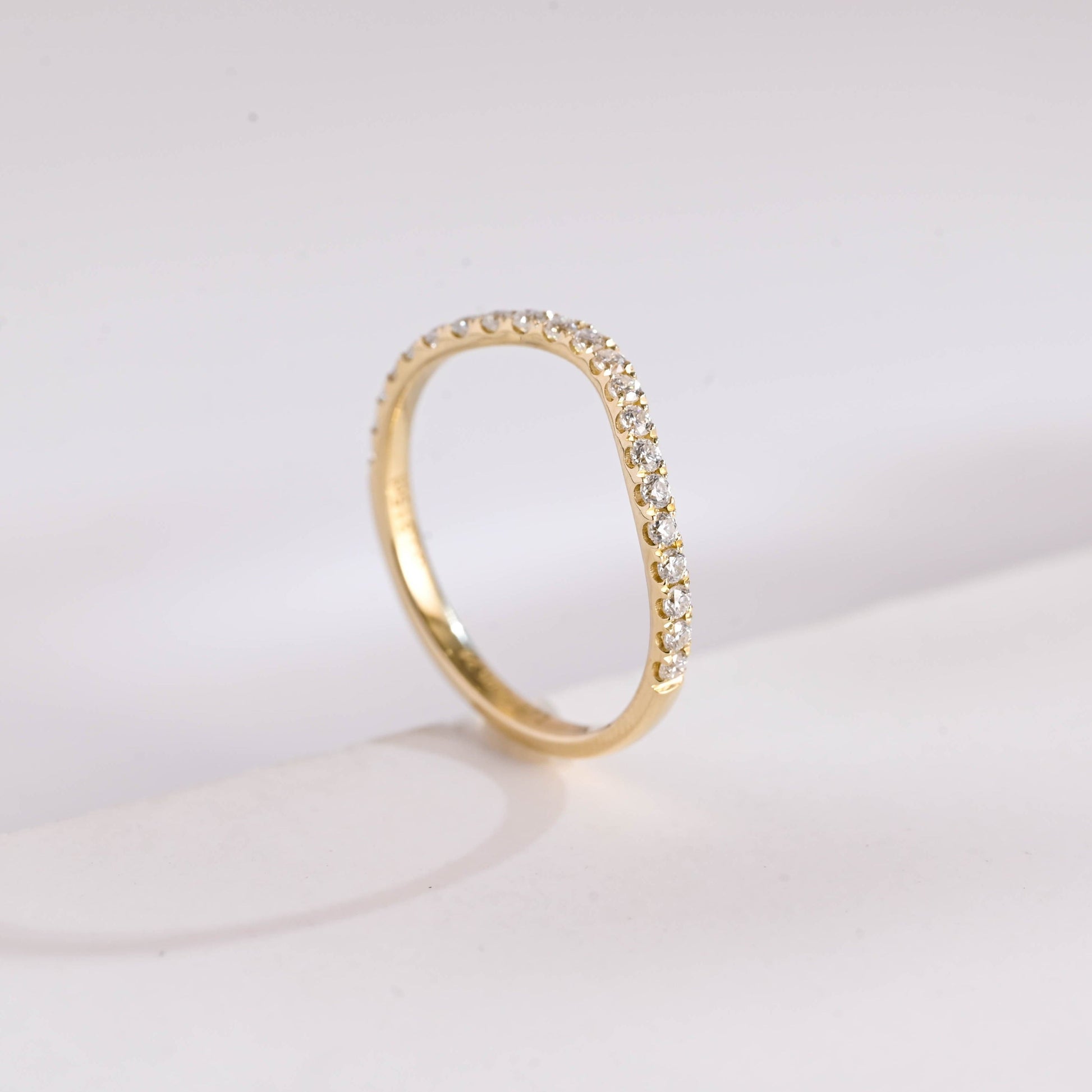 0.37 CT Round Full Eternity Lab Grown Diamond Wedding Band