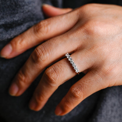 0.37 CT Round Full Eternity Lab Grown Diamond Wedding Band
