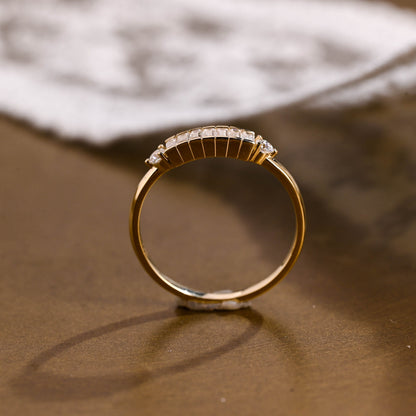 0.37 CT Round Full Eternity Lab Grown Diamond Wedding Band