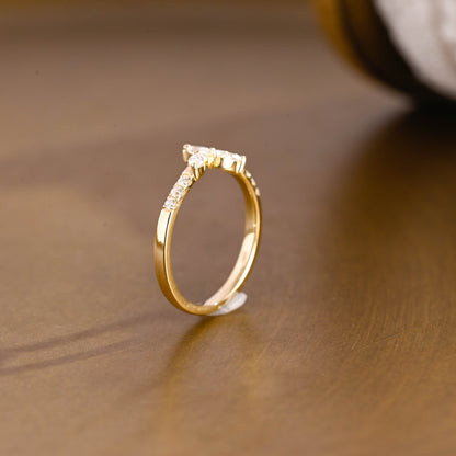0.37 CT Round Full Eternity Lab Grown Diamond Wedding Band
