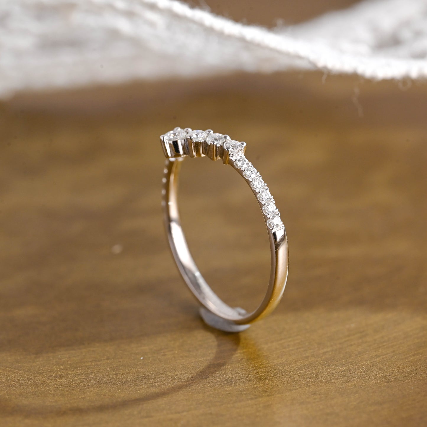0.37 CT Round Full Eternity Lab Grown Diamond Wedding Band