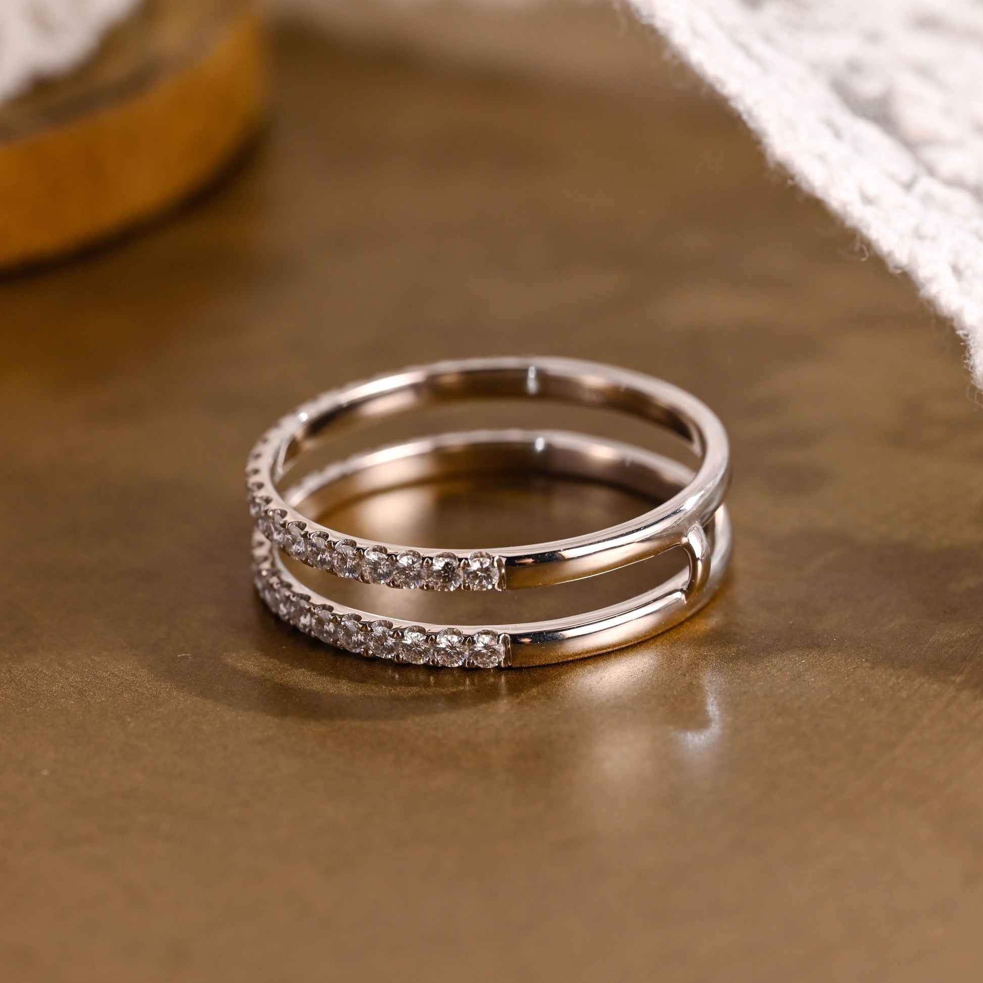 0.37 CT Round Full Eternity Lab Grown Diamond Wedding Band
