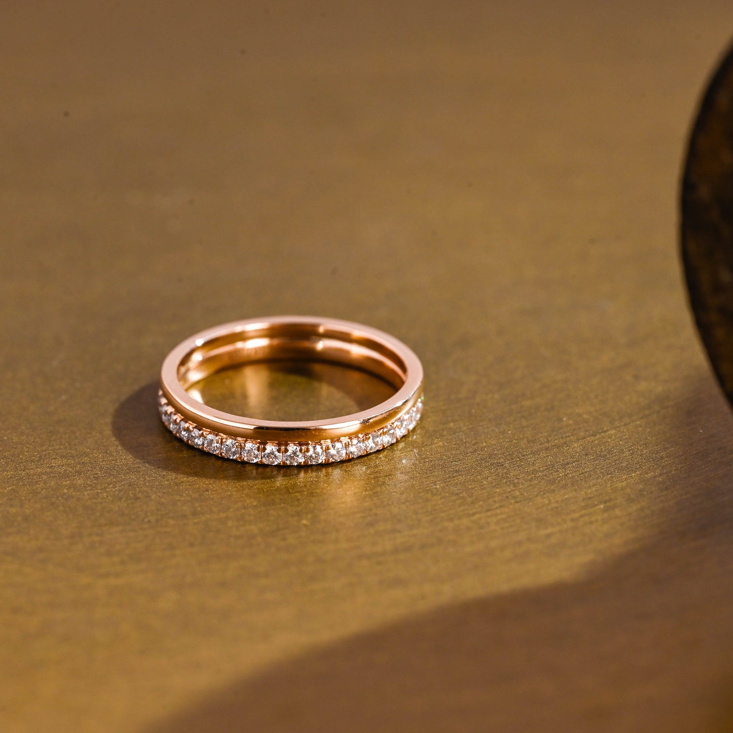 0.37 CT Round Full Eternity Lab Grown Diamond Wedding Band