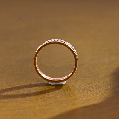 0.37 CT Round Full Eternity Lab Grown Diamond Wedding Band