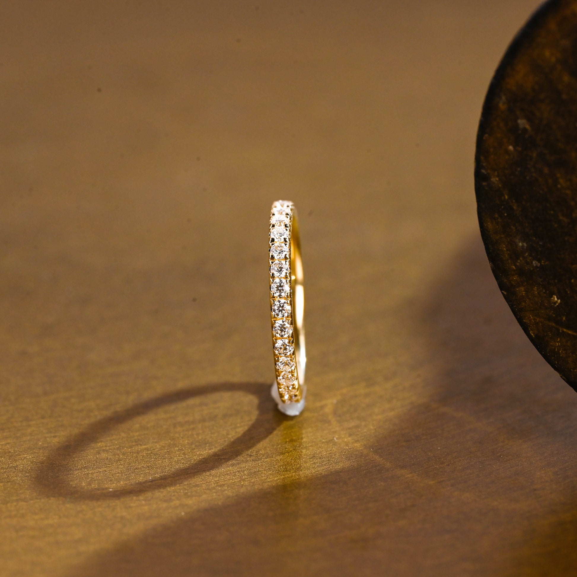 0.37 CT Round Full Eternity Lab Grown Diamond Wedding Band