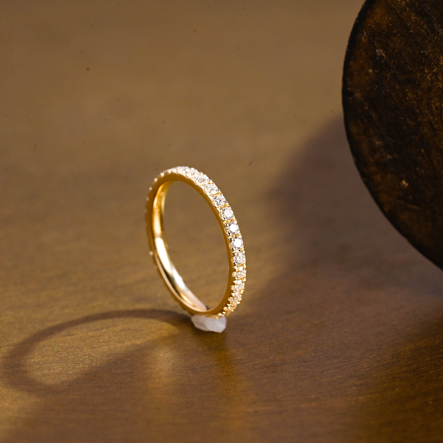 0.37 CT Round Full Eternity Lab Grown Diamond Wedding Band