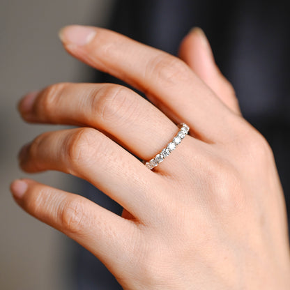 0.37 CT Round Full Eternity Lab Grown Diamond Wedding Band