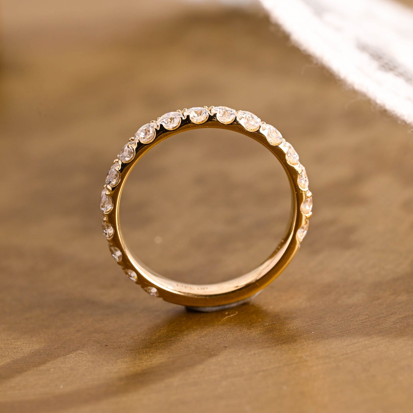 0.37 CT Round Full Eternity Lab Grown Diamond Wedding Band