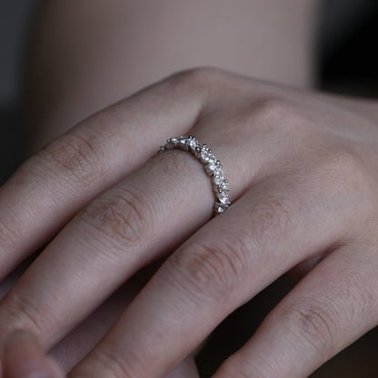0.37 CT Round Full Eternity Lab Grown Diamond Wedding Band