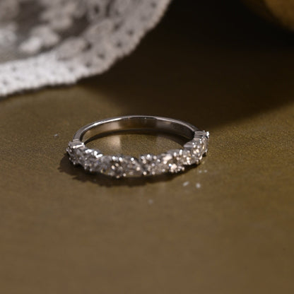 0.37 CT Round Full Eternity Lab Grown Diamond Wedding Band