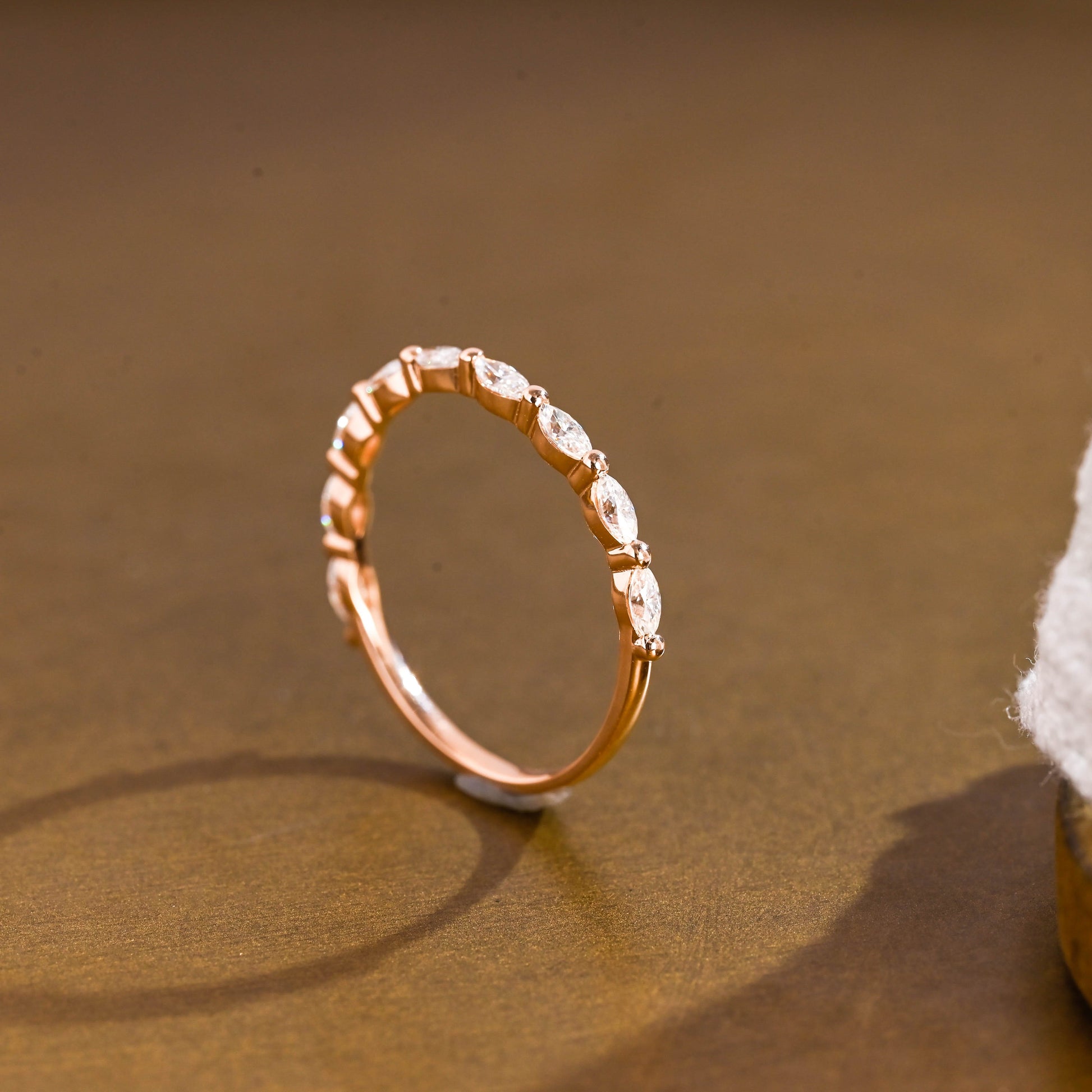 0.37 CT Round Full Eternity Lab Grown Diamond Wedding Band