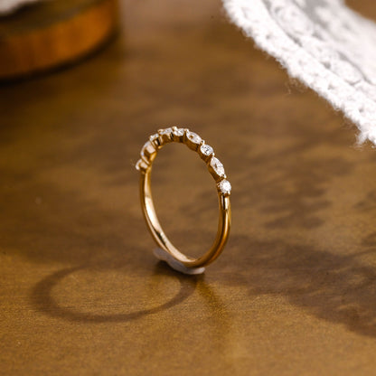 0.37 CT Round Full Eternity Lab Grown Diamond Wedding Band