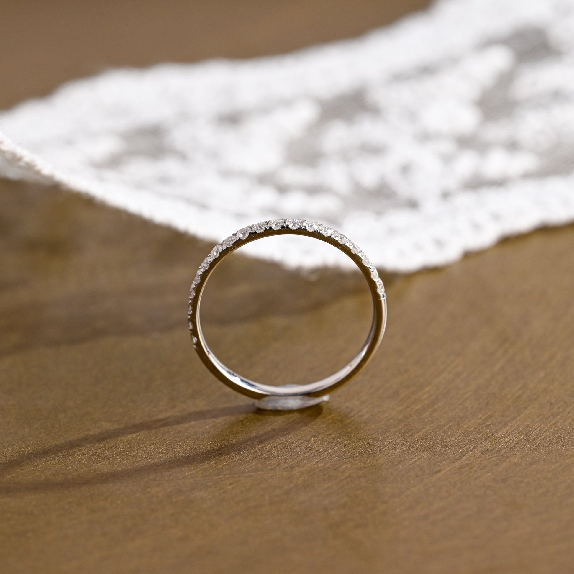 0.37 CT Round Full Eternity Lab Grown Diamond Wedding Band