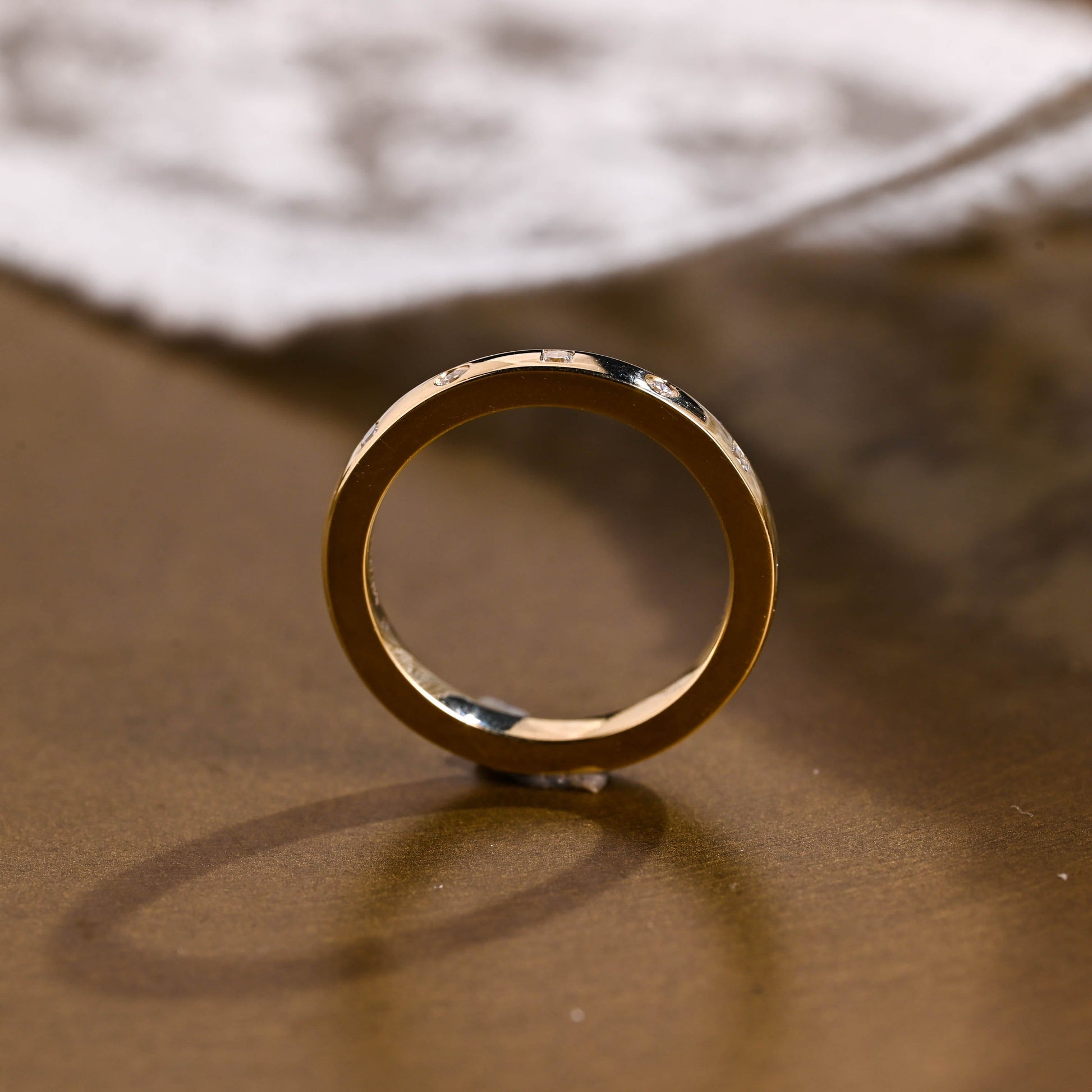 0.37 CT Round Full Eternity Lab Grown Diamond Wedding Band