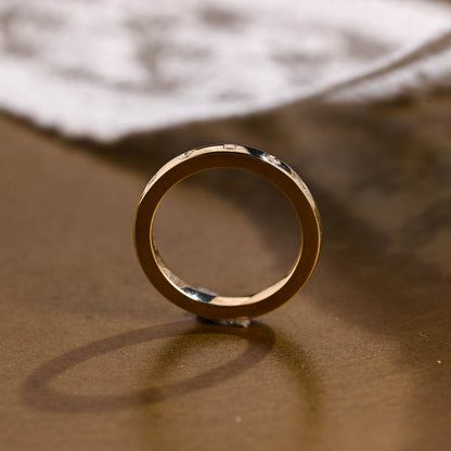 0.37 CT Round Full Eternity Lab Grown Diamond Wedding Band