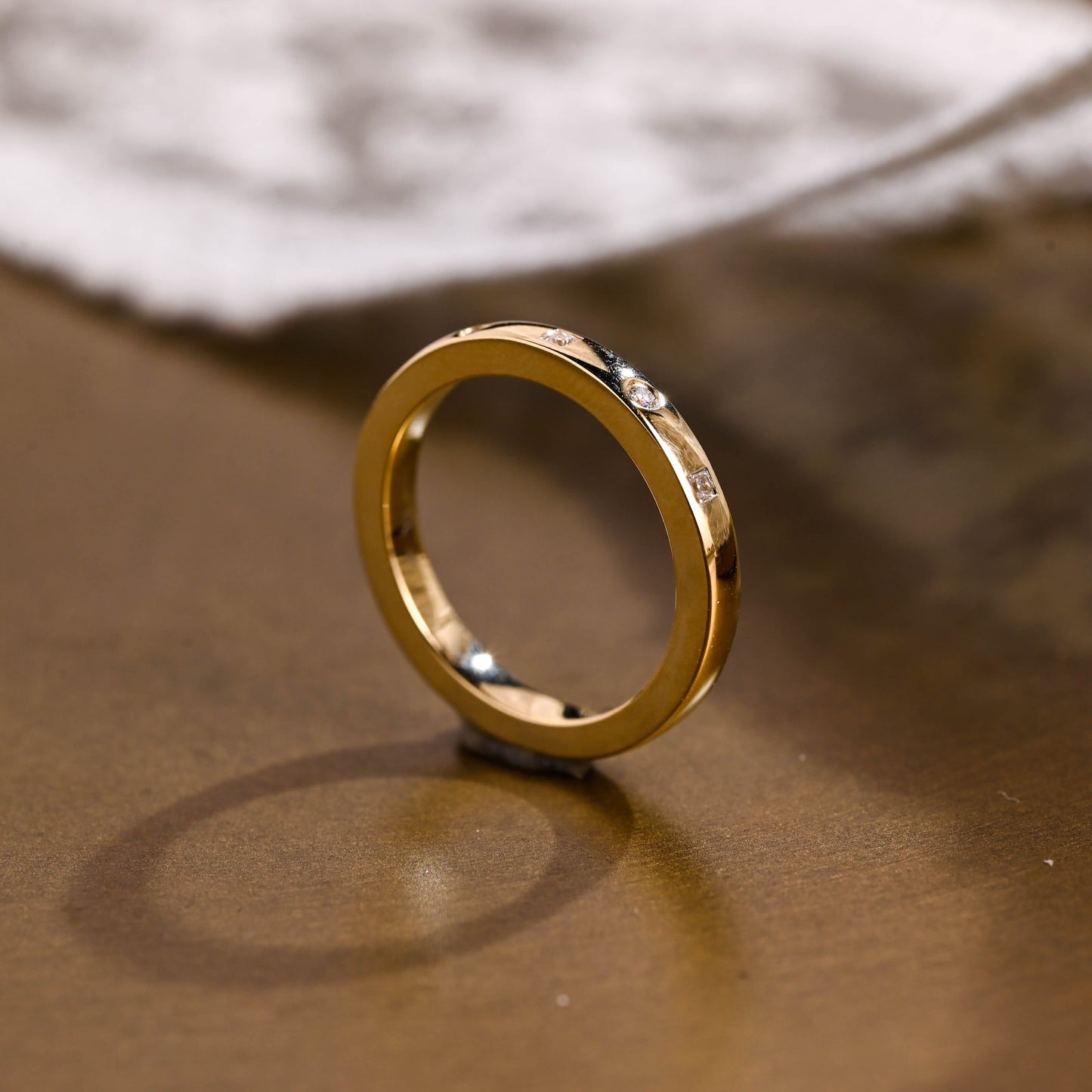 0.37 CT Round Full Eternity Lab Grown Diamond Wedding Band