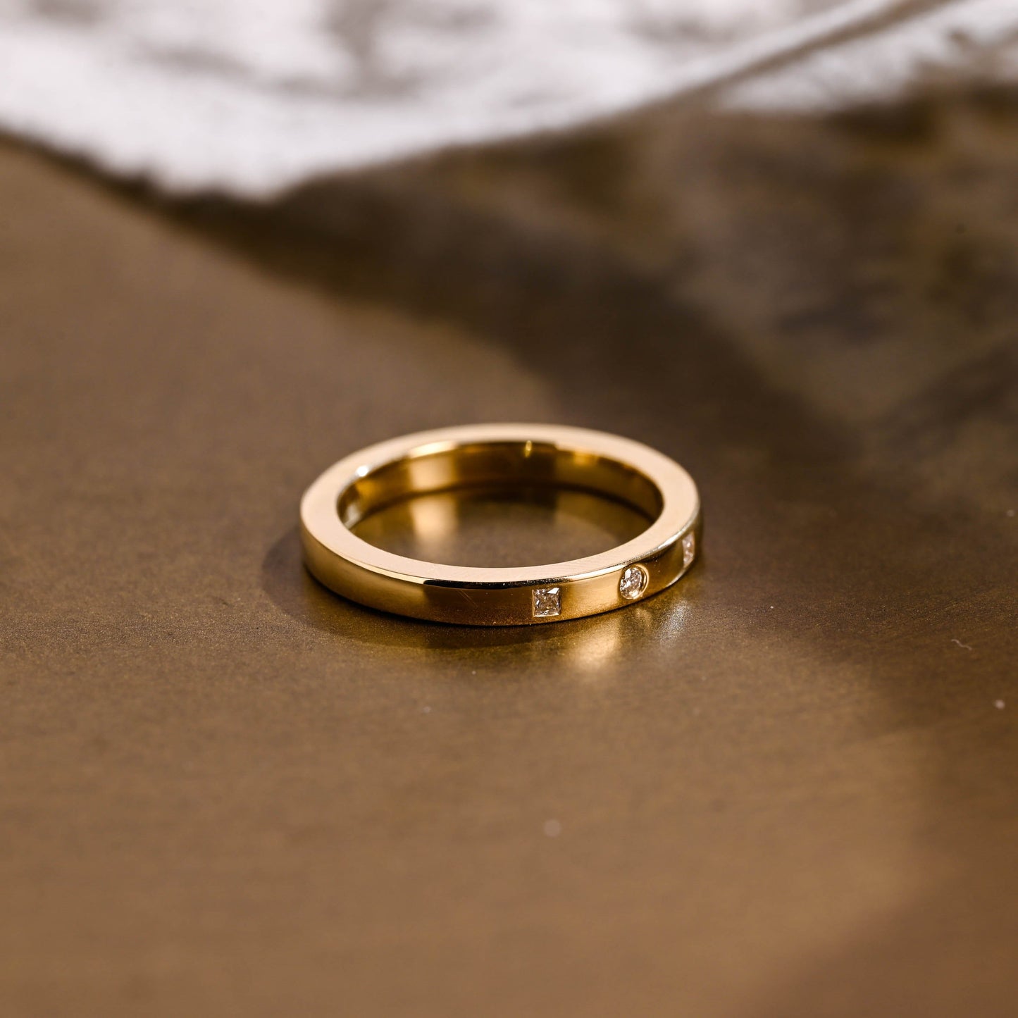 0.37 CT Round Full Eternity Lab Grown Diamond Wedding Band