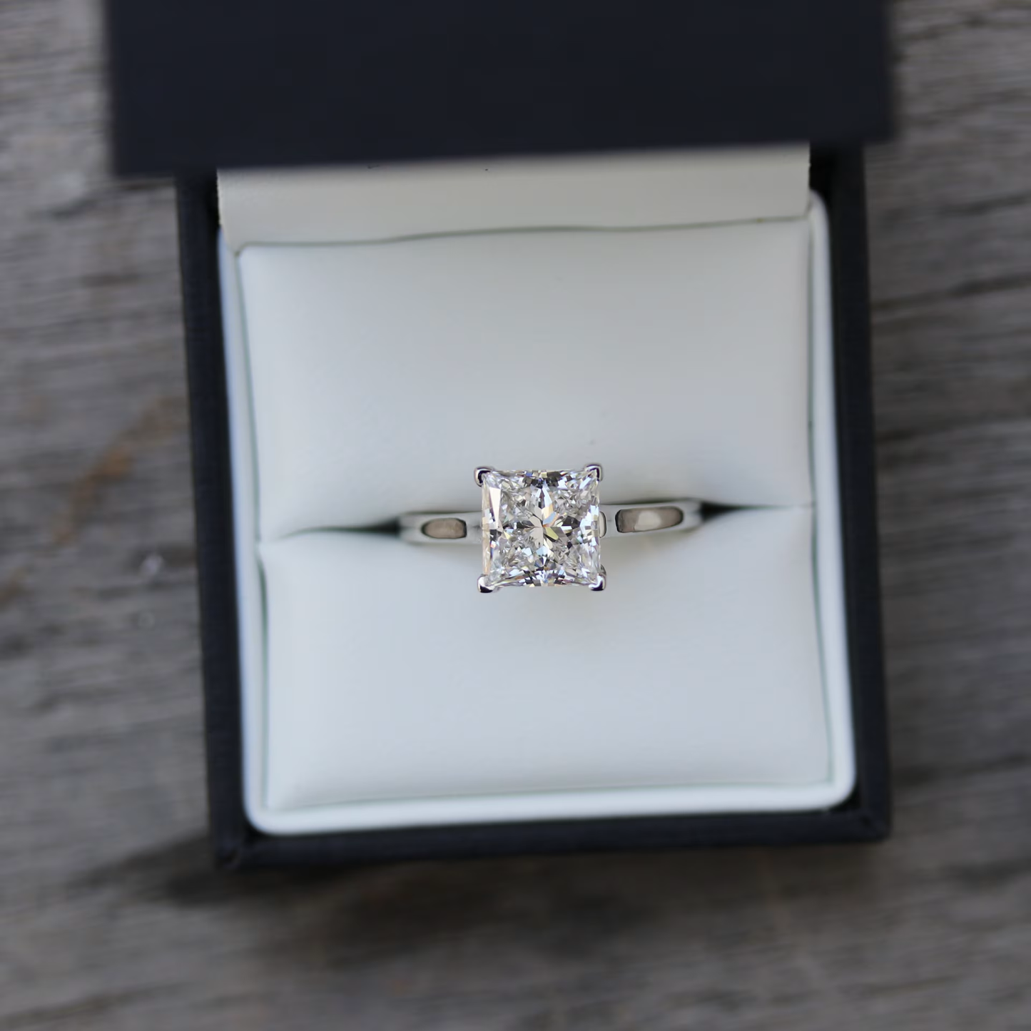 Marquise Cut Cluster Styled Lab Grown Diamond Engagement Ring