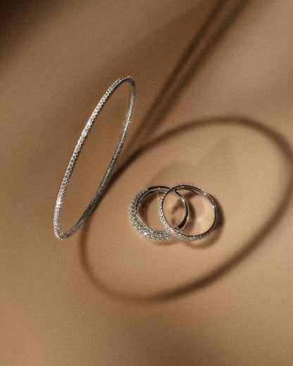 0.37 CT Round Full Eternity Lab Grown Diamond Wedding Band
