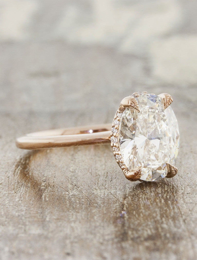 2 CT Round Three Stones Lab Grown Diamond Engagement Ring