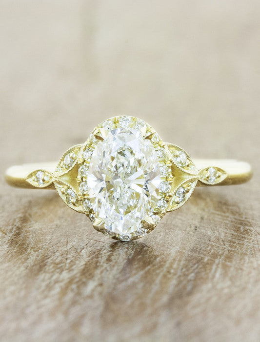 2 CT Round Three Stones Lab Grown Diamond Engagement Ring