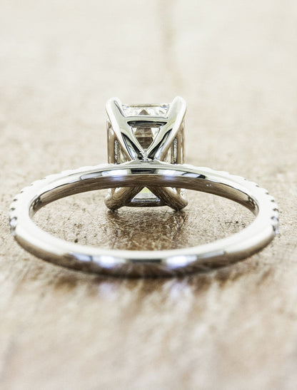 2 CT Round Three Stones Lab Grown Diamond Engagement Ring
