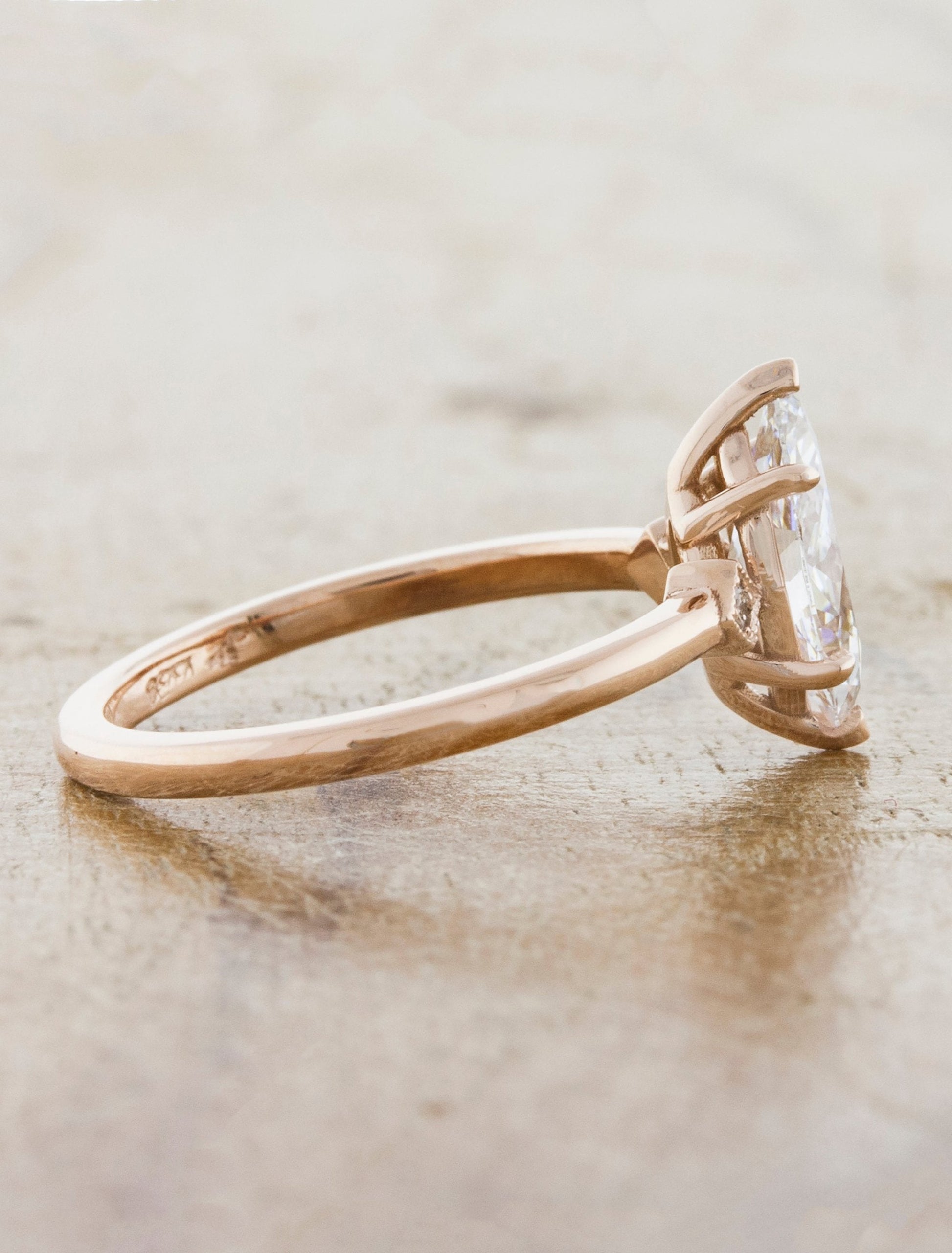 2 CT Round Three Stones Lab Grown Diamond Engagement Ring