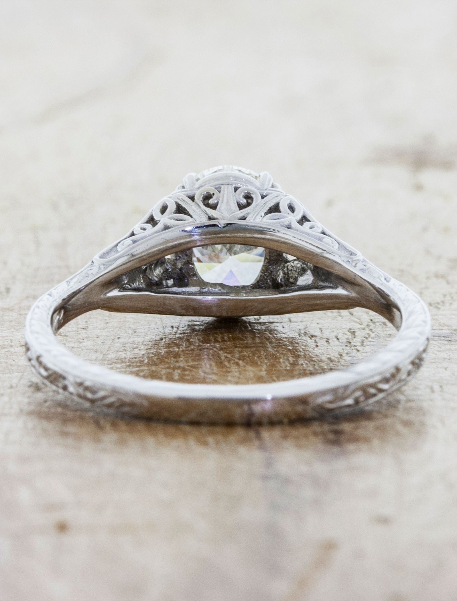 2 CT Round Three Stones Lab Grown Diamond Engagement Ring