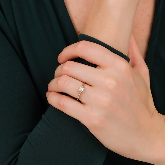 2 CT Round Three Stones Lab Grown Diamond Engagement Ring