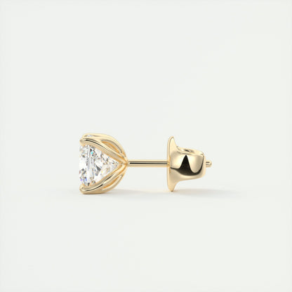 1.0 CT Round Solitaire CVD G/VS Diamond Earrings 12