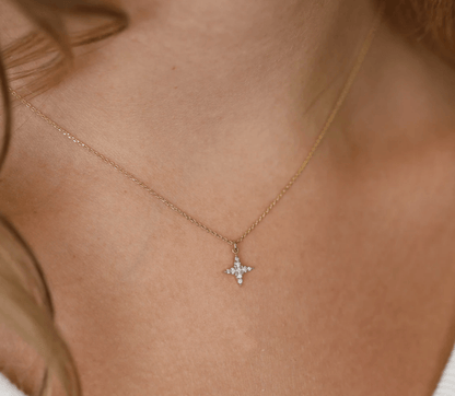 1.0 CT Round Bezel Solitaire Lab Grown Diamond Necklace